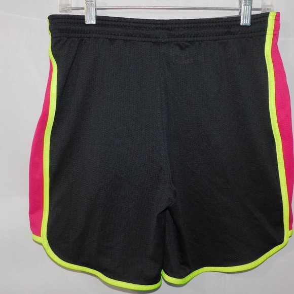 UNDER ARMOUR UA PERFORMANCE Mens S LOOSE FIT HEATGEAR SHORTS PINK Black yellow - Picture 5 of 7